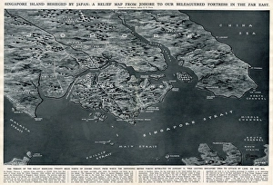 Singapore besieged by Japan, by G. H. Davis Singapore besieged by Japan, by G. H. Davis