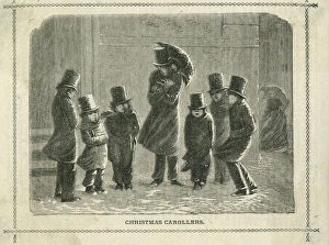 Singing Christmas Carols in the Street Singing Christmas Carols in the Street