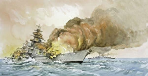 Greensmith Gallery: The Sinking of the Bismarck