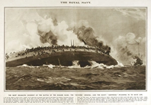 Supplement Gallery: Sinking of the Blucher in Great War Deeds, WW1
