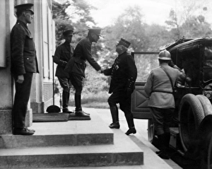 Sir Douglas Haig meeting General Joffre, Montreuil Sir Douglas Haig meeting General Joffre, Montreuil