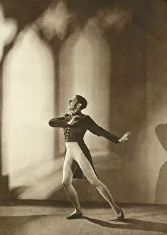 1937 Sir Frederick Ashton Print, Vic-Wells Ballet. Art