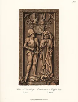 Sir Johann VI Hans von Kronberg and his wife Katharina Sir Johann VI Hans von Kronberg and his wife Katharina