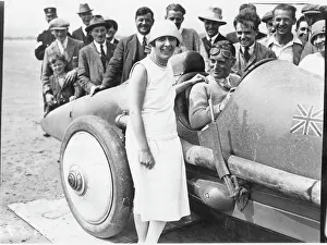 Sir Malcolm and Lady Dorothy Evelyn Campbell, Pendine Sands Sir Malcolm and Lady Dorothy Evelyn Campbell, Pendine Sands