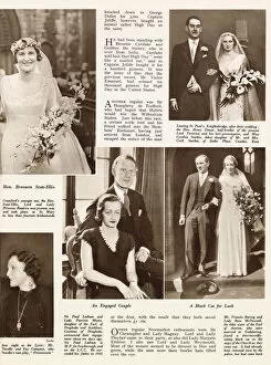 Scandal Gallery: Sir Paul Latham and Lady Patricia Moore engaged 1933