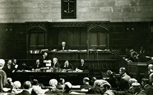 Sir Samuel Evans at Prize Court, London, WW1 Sir Samuel Evans at Prize Court, London, WW1