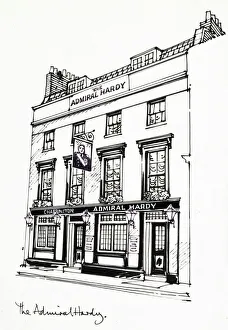 Sketch of Admiral Hardy PH, Greenwich, London Sketch of Admiral Hardy PH, Greenwich, London