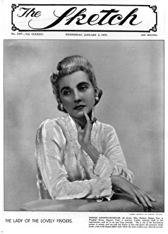 Sketch cover featuring Barbara Hutton, 1939 Sketch cover featuring Barbara Hutton, 1939