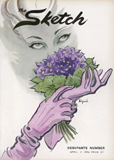 The Sketch debutante number front cover 1956 The Sketch debutante number front cover 1956
