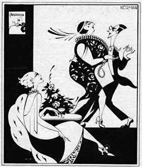 Jazz Age Club Gallery: Sketch by Nerman, Perdu Par Une Abdulla, 1925