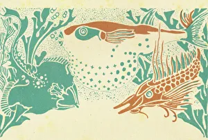 A sketch representing The Depths of the Sea A sketch representing The Depths of the Sea
