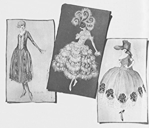 Three sketches by Marcelle De Saint Martin Three sketches by Marcelle De Saint Martin