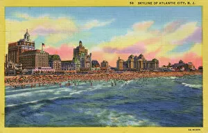 Places Gallery: Skyline of Atlantic City, New Jersey, USA