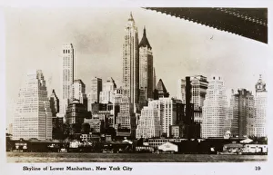 Skyline of Lower Manhattan, New York City, USA Skyline of Lower Manhattan, New York City, USA