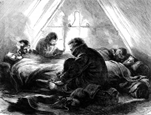 A Sledging Party in their Tent, British Arctic Expedition, 1 A Sledging Party in their Tent, British Arctic Expedition, 1