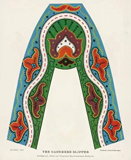 Embroidery Gallery: Slipper Pattern 1868