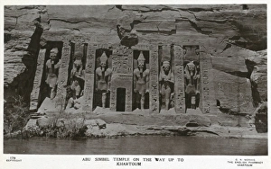 Lake Nasser Gallery: The small temple at Abu Simbel, Egypt