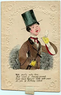 Pull Gallery: Smartly dressed man on a comic greetings card