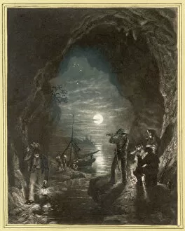 Cave Collection: Smugglers Unload Goods