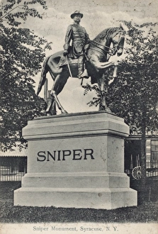 Sniper Monument at Syracuse, New Jersey, USA Sniper Monument at Syracuse, New Jersey, USA