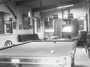 Curtain Gallery: Snooker room with two players