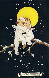 Snow Babies - Hold Tight by Dorothy Wheeler Snow Babies - Hold Tight by Dorothy Wheeler