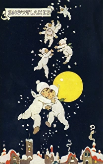 Snow babies - Snow Flakes by Dorothy Wheeler Snow babies - Snow Flakes by Dorothy Wheeler