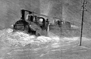 Snow blizzard blocking the North Eastern train Snow blizzard blocking the North Eastern train