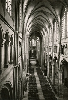 Soissons, Aisne - Cathedral interior Soissons, Aisne - Cathedral interior
