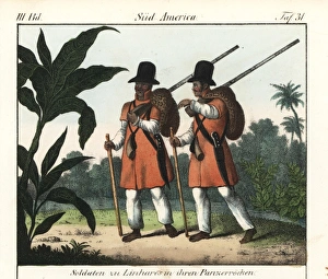 Soldiers of Linhares, Brazil, in uniform Soldiers of Linhares, Brazil, in uniform