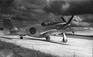 The sole North American P-51B Mustang to see service