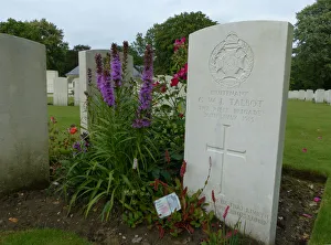 Solitary Headstone of Lt Gilbert Talbot, Sanctuary Wood CWG Solitary Headstone of Lt Gilbert Talbot, Sanctuary Wood CWG
