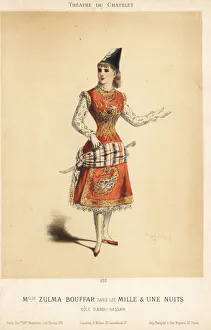 Images Dated 23rd January 2019: Soprano Zulma Bouffar in Mille & Une Nuits