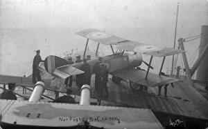 Sopwith Pup N6444 aboard HMS Manxman in 1917 Sopwith Pup N6444 aboard HMS Manxman in 1917