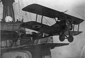 A Sopwith Pup of the RNAS taking-off