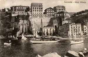 Sorrento, Italy - Hotel Vittoria, with lift up the cliff Sorrento, Italy - Hotel Vittoria, with lift up the cliff