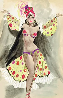 Hostesses Gallery: South American Dancer - Murrays Cabaret Club Costume