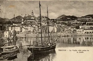 The South of France - Menton - Harbour The South of France - Menton - Harbour