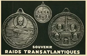 Medallion Gallery: Souvenir Medal to the pioneers of Transatlantic Flight