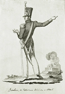 Spain (19th c.). Fireman of the royalist volunteers Spain (19th c.). Fireman of the royalist volunteers