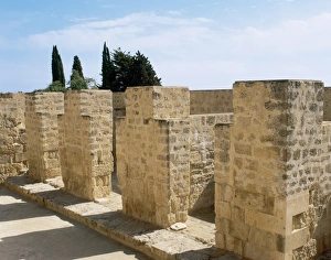 Spain. Andalusia. Medina-Azahara. Ruins of House of the army Spain. Andalusia. Medina-Azahara. Ruins of House of the army