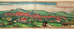 Spain. Castile and Leon. Burgos. Map, 1576 at Civitates Spain. Castile and Leon. Burgos. Map, 1576 at Civitates