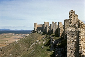 Spain. Castle of Gormaz. North face. Built after 756 by emir Spain. Castle of Gormaz. North face. Built after 756 by emir