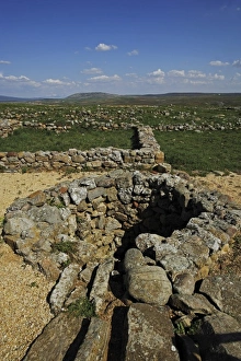 SPAIN. Garray. View of the Celtiberian-Roman SPAIN. Garray. View of the Celtiberian-Roman