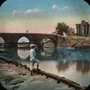 Spain and Portugal - Bridge and gateway Cordoba Spain and Portugal - Bridge and gateway Cordoba