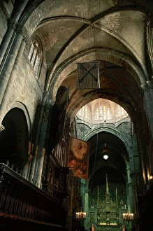 Spain. Tarragona. Cathedral of Saint Mary. Interior Spain. Tarragona. Cathedral of Saint Mary. Interior