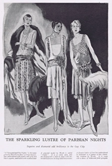 Images Dated 25th August 2014: The Sparkling Lustre of Parisian Nights - fashion models, 19