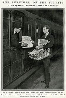 The Sphere magazine absorbs Black and White The Sphere magazine absorbs Black and White