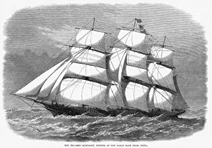 <b class=qtipBold><figcaption>'SPINDRIFT'</figcaption></b><br>British clipper for the China tea trade, which in 1868 won the ocean race from China to England<br><em>© Mary Evans Picture Library</em> 'SPINDRIFT'