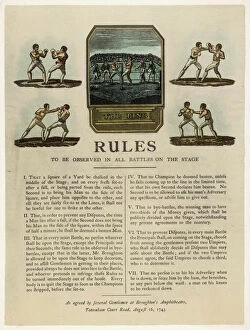 16th Gallery: Sport / Boxing / Rules / 1743